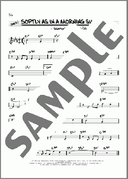 Softly As In A Morning Sunrise (arr. David Hazeltine)(Sigmund Romberg/Oscar Hammerstein II) 楽譜 その他 ダウンロード