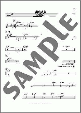 Naima (Niema) (arr. David Hazeltine)(John Coltrane) 楽譜 その他 ダウンロード