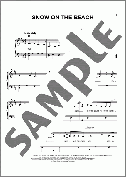 Snow On The Beach (feat. Lana Del Rey)(Taylor Swift) 楽譜 ピアノ（ソロ） ダウンロード