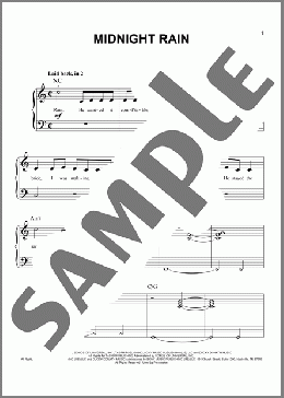 Midnight Rain(Taylor Swift) 楽譜 ピアノ（ソロ） ダウンロード