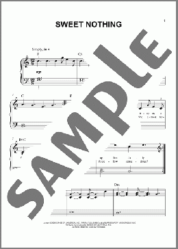 Sweet Nothing(Taylor Swift) 楽譜 ピアノ（ソロ） ダウンロード