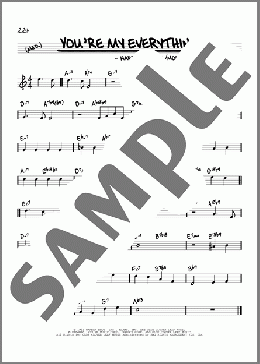 You're My Everything (arr. David Hazeltine)(Joe Young/Mort Dixon/Harry Warren) 楽譜 その他 ダウンロード