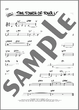 The Touch Of Your Lips (arr. David Hazeltine)(Ray Noble) 楽譜 その他 ダウンロード