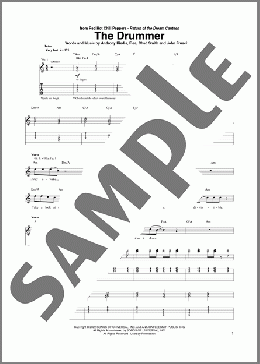 The Drummer(Red Hot Chili Peppers) 楽譜 ギター（ソロ） ダウンロード