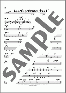 All The Things You Are (arr. David Hazeltine)(Jerome Kern/Oscar Hammerstein II) 楽譜 その他 ダウンロード