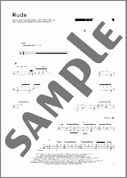 Rude(MAGIC!) 楽譜 その他 ダウンロード