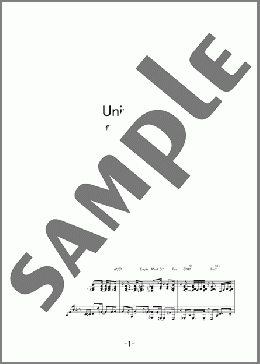 Universe(Official髭男dism) 楽譜 ピアノ（ソロ） 中級 ダウンロード