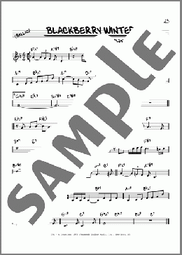 Blackberry Winter (arr. David Hazeltine)(Teddi King) 楽譜 その他 ダウンロード