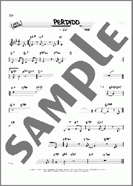 Perdido (arr. David Hazeltine)(Duke Ellington) 楽譜 その他 ダウンロード