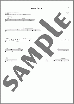 Johnny's Theme(Paul Anka) 楽譜 その他 ダウンロード