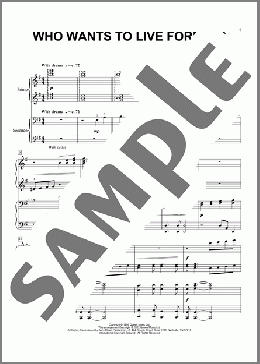 Who Wants To Live Forever (arr. Phillip Keveren)(Queen) 楽譜 ピアノ（連弾） ダウンロード