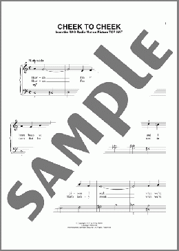 Cheek To Cheek(Fred Astaire) 楽譜 その他 ダウンロード