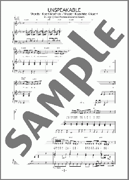 UNSPEAKABLE(Every Little Thing) 楽譜 ピアノ（弾き語り） 中級 ダウンロード