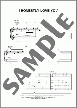 I Honestly Love You (arr. Phillip Keveren)(Olivia Newton-John) 楽譜 ピアノ（ソロ） ダウンロード