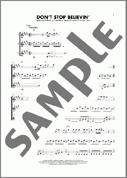 Don't Stop Believin'(Journey) 楽譜 ギターアンサンブル ダウンロード