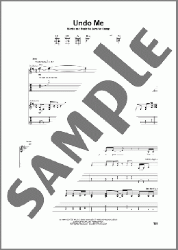 Undo Me(Jennifer Knapp) 楽譜 ギター（ソロ） ダウンロード