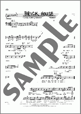 Brick House(Commodores) 楽譜 その他 ダウンロード