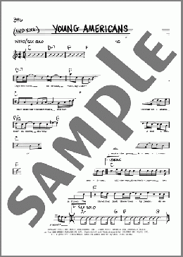 Young Americans(David Bowie) 楽譜 その他 ダウンロード