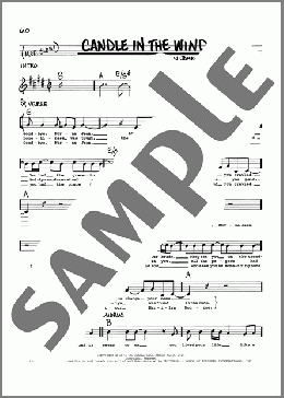 Candle In The Wind(Elton John) 楽譜 その他 ダウンロード