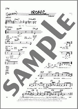 Ironic(Alanis Morissette) 楽譜 その他 ダウンロード