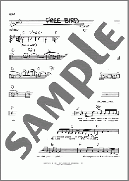 Free Bird(Lynyrd Skynyrd) 楽譜 その他 ダウンロード