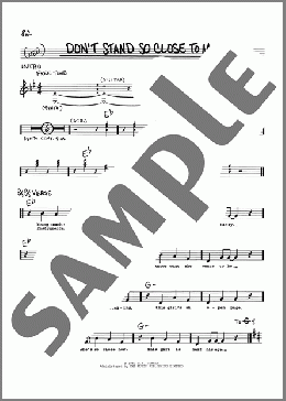 Don't Stand So Close To Me(The Police) 楽譜 その他 ダウンロード