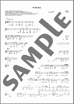 White Flag(Dido) 楽譜 その他 ダウンロード