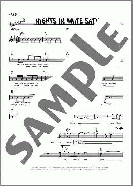 Nights In White Satin(The Moody Blues) 楽譜 その他 ダウンロード