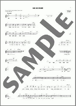 See See Rider(Ma Rainey) 楽譜 その他 ダウンロード