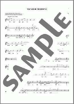 You Take Me For Granted(Merle Haggard) 楽譜 その他 ダウンロード