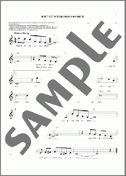 Don't Get Around Much Anymore(Duke Ellington) 楽譜 その他 ダウンロード
