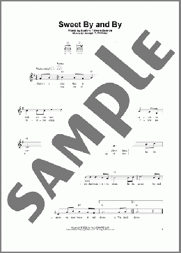 Sweet By And By(Sanford Fillmore Bennett) 楽譜 メロディ ダウンロード