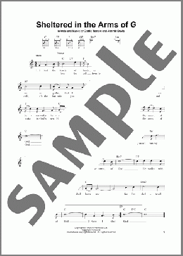 Sheltered In The Arms Of God(Dottie Rambo) 楽譜 メロディ ダウンロード