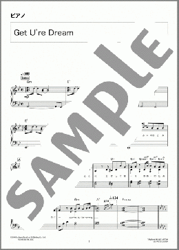 Get U're Dream(ZARD) 楽譜 ピアノ（ソロ） 初級 ダウンロード