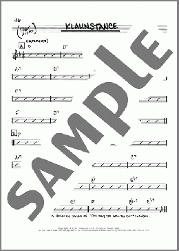 Klaunstance(Charlie Parker) 楽譜 その他 ダウンロード
