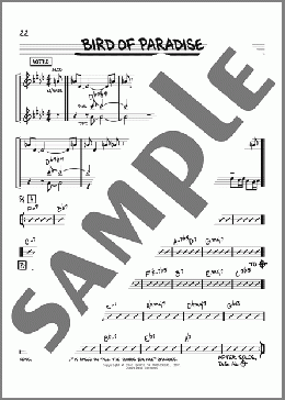 Bird Of Paradise(Charlie Parker) 楽譜 その他 ダウンロード