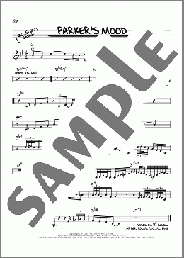 Parker's Mood(Charlie Parker) 楽譜 その他 ダウンロード