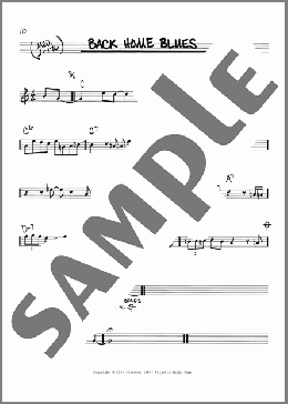 Back Home Blues(Charlie Parker) 楽譜 その他 ダウンロード