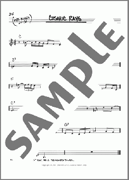 Cosmic Rays(Charlie Parker) 楽譜 その他 ダウンロード