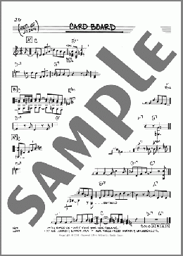Card Board(Charlie Parker) 楽譜 その他 ダウンロード