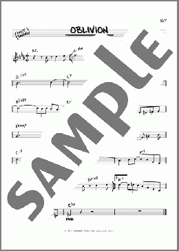 Oblivion(Bud Powell) 楽譜 その他 ダウンロード