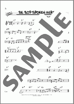 Be Bop Spoken Here(Matt Malneck/Milton DeLugg) 楽譜 その他 ダウンロード