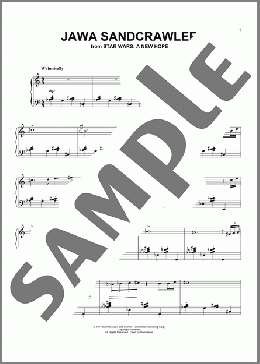 Jawa Sandcrawler (from Star Wars: A New Hope)(John Williams) 楽譜 ピアノ（ソロ） ダウンロード