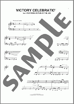 Victory Celebration (from Star Wars: Return Of The Jedi)(John Williams) 楽譜 ピアノ（ソロ） ダウンロード
