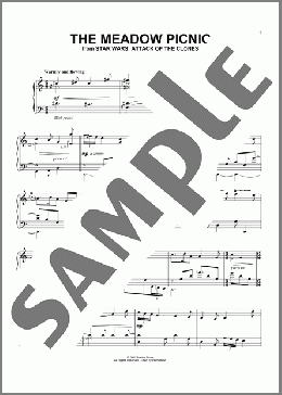 The Meadow Picnic (from Star Wars: Attack Of The Clones)(John Williams) 楽譜 ピアノ（ソロ） ダウンロード
