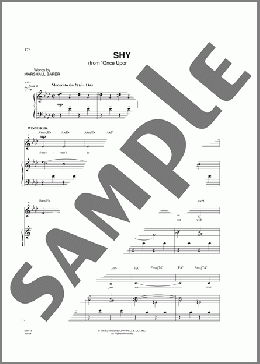 Shy (from Once Upon A Mattress)(Marshall Barer/Mary Rodgers) 楽譜 ピアノ & ボーカル ダウンロード