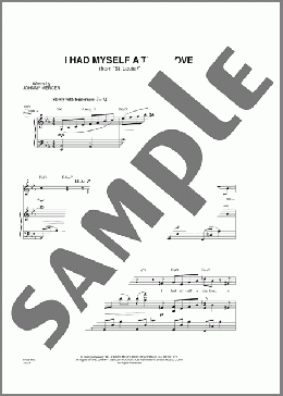 I Had Myself A True Love (from St. Louis Woman)(Harold Arlen/Johnny Mercer) 楽譜 ピアノ & ボーカル ダウンロード