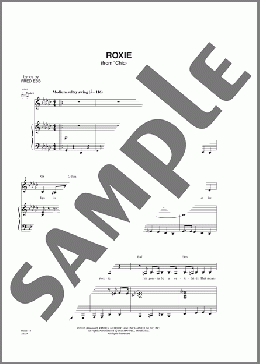 Roxie (from Chicago)(Fred Ebb/John Kander) 楽譜 ピアノ & ボーカル ダウンロード