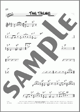The Theme(Miles Davis) 楽譜 その他 ダウンロード