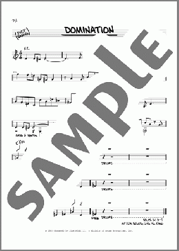 Domination(Cannonball Adderley) 楽譜 その他 ダウンロード